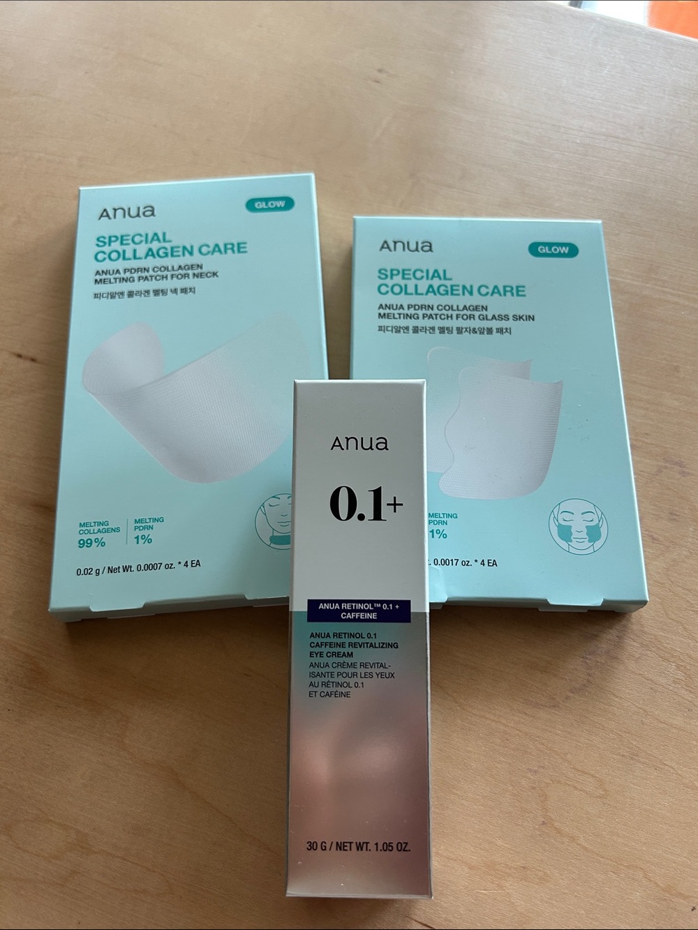 Anua 0.1+ Retinol+Caffeine Eye Cream in Mint Green